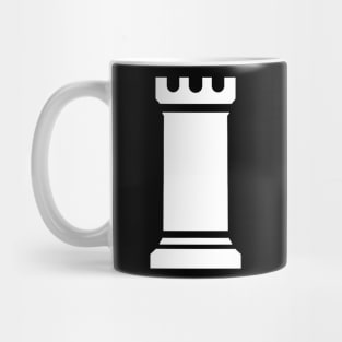 Red Rook - all white Mug